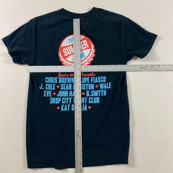 2013 Summer Jam Rap Tee T Shirt Adult Small Hip Hop Chris Brown J. Cole Wale - Picture 7 of 9